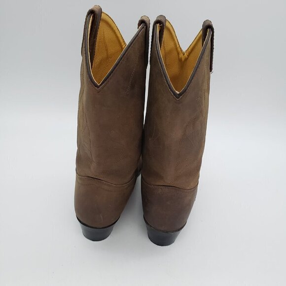 Masterson Boot Co Women's Western Cowboy Boots Sz 6 D Brown Leather RB2000Y - Picture 2 of 11